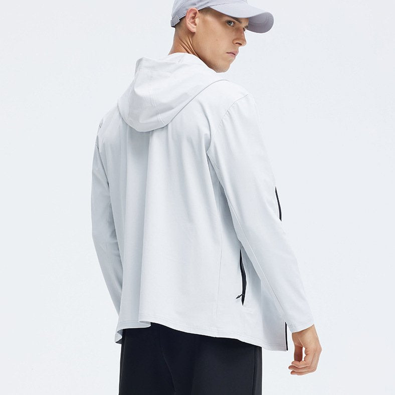 Mens Outdoor Sports 76%Nylon 24%Spandex Jacket JK9871 print logo 2