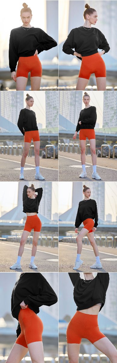 Womens Sports Cycling 75%Nyolon 25%Spandex Shorts K0017 print logo 28