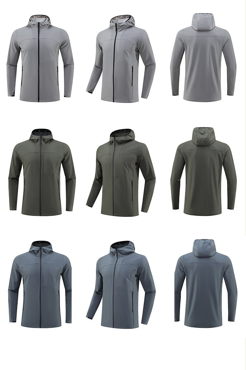 Mens Sports Activewear 90%Polyester   10%Spandex Jacket K861 print logo 27