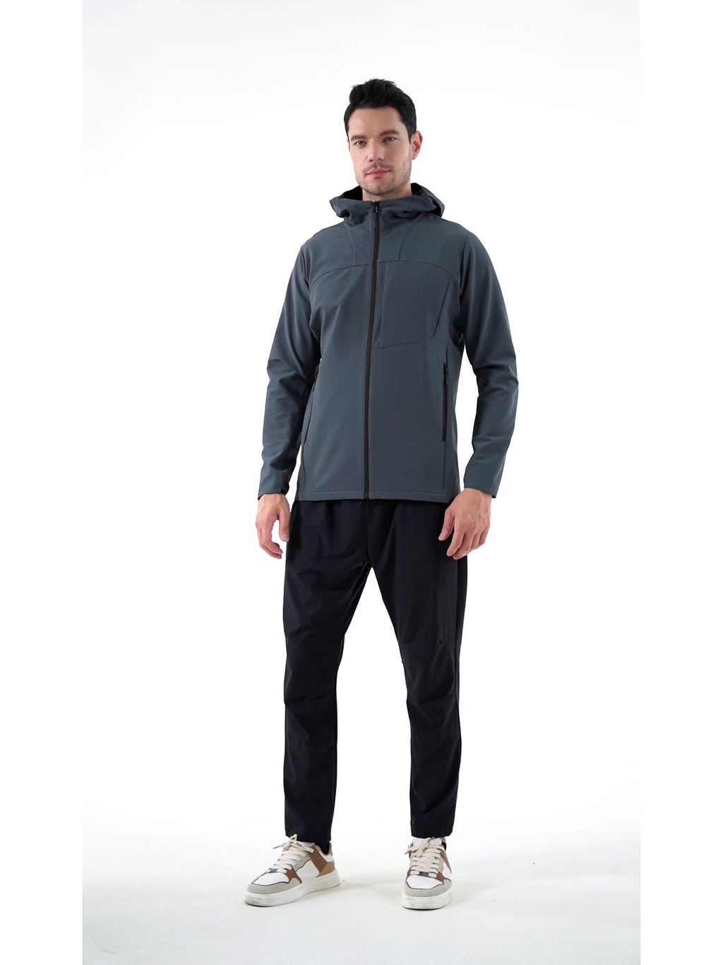 Mens Sports Activewear 90%Polyester   10%Spandex Jacket K861 print logo 8