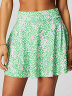 Womens Workout Training 90%Polyester 10%Spandex  Tennis Skirt KJ0312 print logo 19