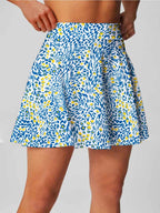 Womens Workout Training 90%Polyester 10%Spandex  Tennis Skirt KJ0312 print logo 26