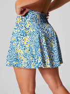 Womens Workout Training 90%Polyester 10%Spandex  Tennis Skirt KJ0312 print logo 27