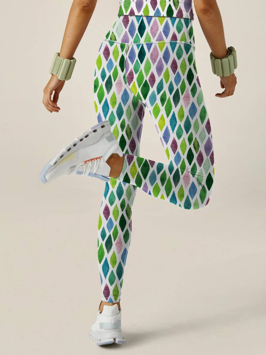 Womens Training Fitness 80%Nyolon 20%Spandex Leggings KJ0410 KJ0411 KJ0412  print logo 21