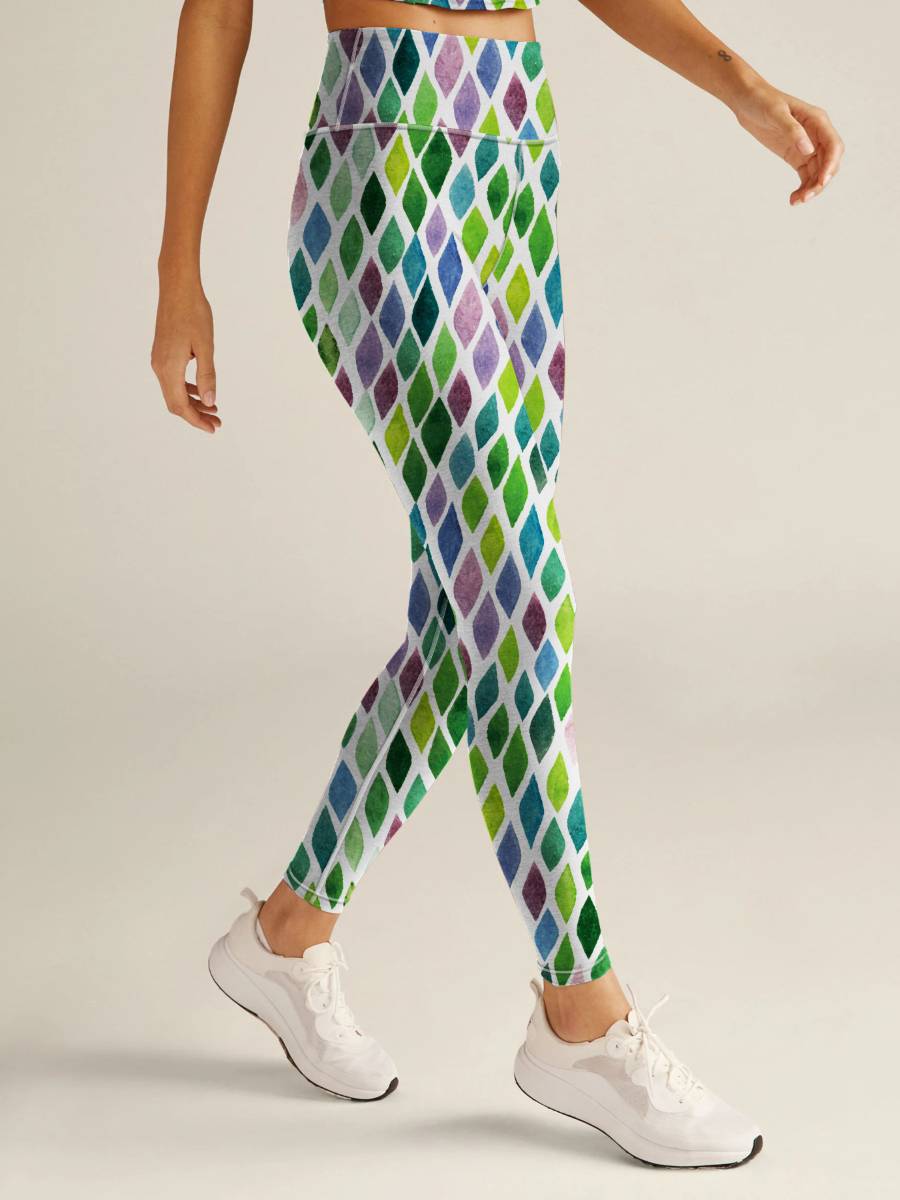 Womens Training Fitness 80%Nyolon 20%Spandex Leggings KJ0410 KJ0411 KJ0412  print logo 24