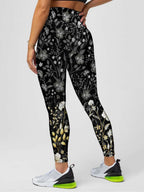 Womens Training Fitness 80%Nyolon 20%Spandex Leggings KJ0410 KJ0411 KJ0412  print logo 38