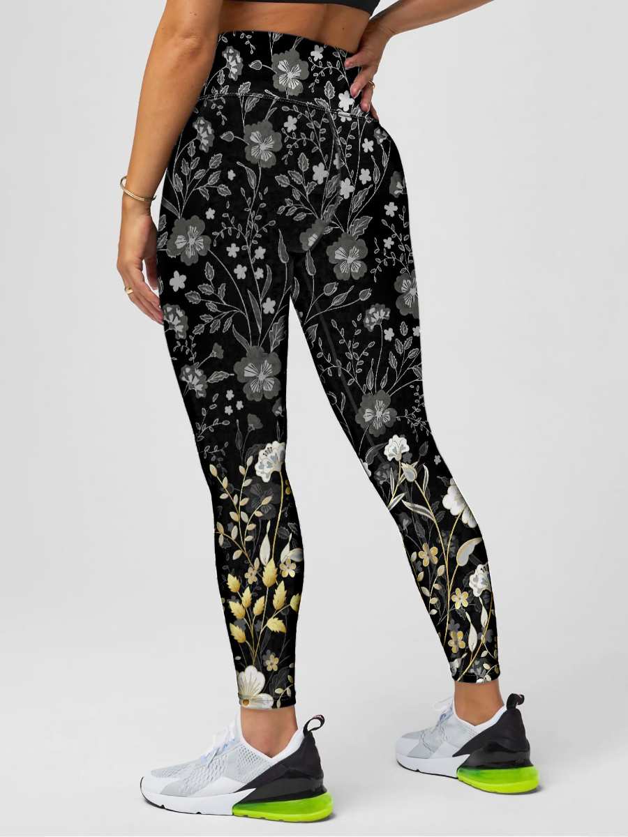 Womens Training Fitness 80%Nyolon 20%Spandex Leggings KJ0410 KJ0411 KJ0412  print logo 38