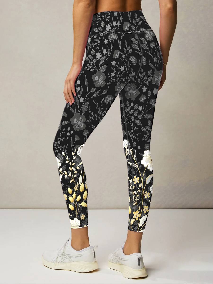 Womens Training Fitness 80%Nyolon 20%Spandex Leggings KJ0410 KJ0411 KJ0412  print logo 39