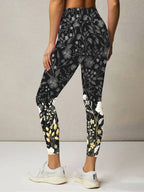 Womens Training Fitness 80%Nyolon 20%Spandex Leggings KJ0410 KJ0411 KJ0412  print logo 39