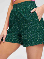 Womens Casual Fitness 90%Polyester 10%Spandex Shorts KJ0519 print logo 15