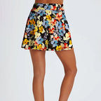 Womens Activewear Sports 90%Polyester 10%Spandex  Tennis Skirt KJ0601 KJ0602 KJ0603 print logo 8