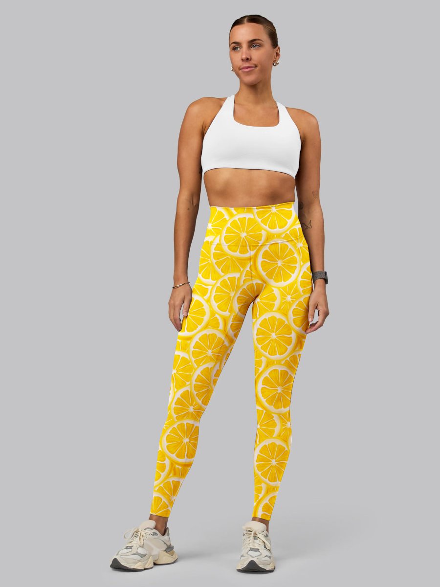 Womens Training Sports 80%Polyester 20%Spandex Leggings KJ0703 print logo 11
