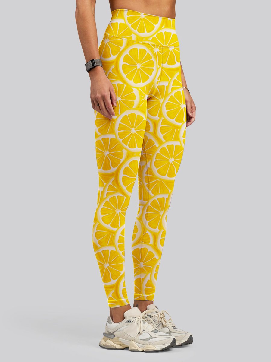 Womens Training Sports 80%Polyester 20%Spandex Leggings KJ0703 print logo 14
