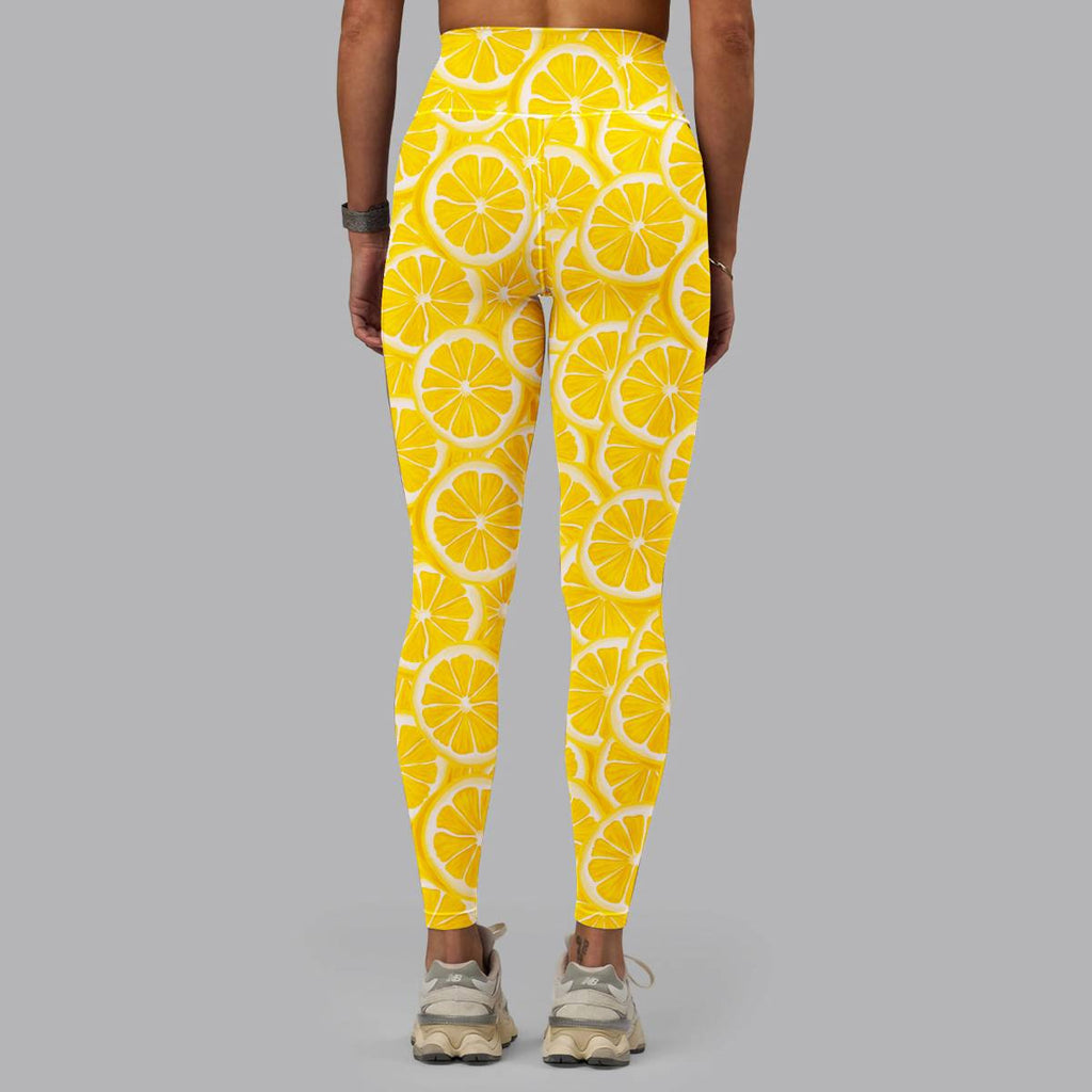 Womens Training Sports 80%Polyester 20%Spandex Leggings KJ0703 print logo 2