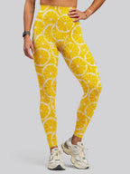 Womens Training Sports 80%Polyester 20%Spandex Leggings KJ0703 print logo 3