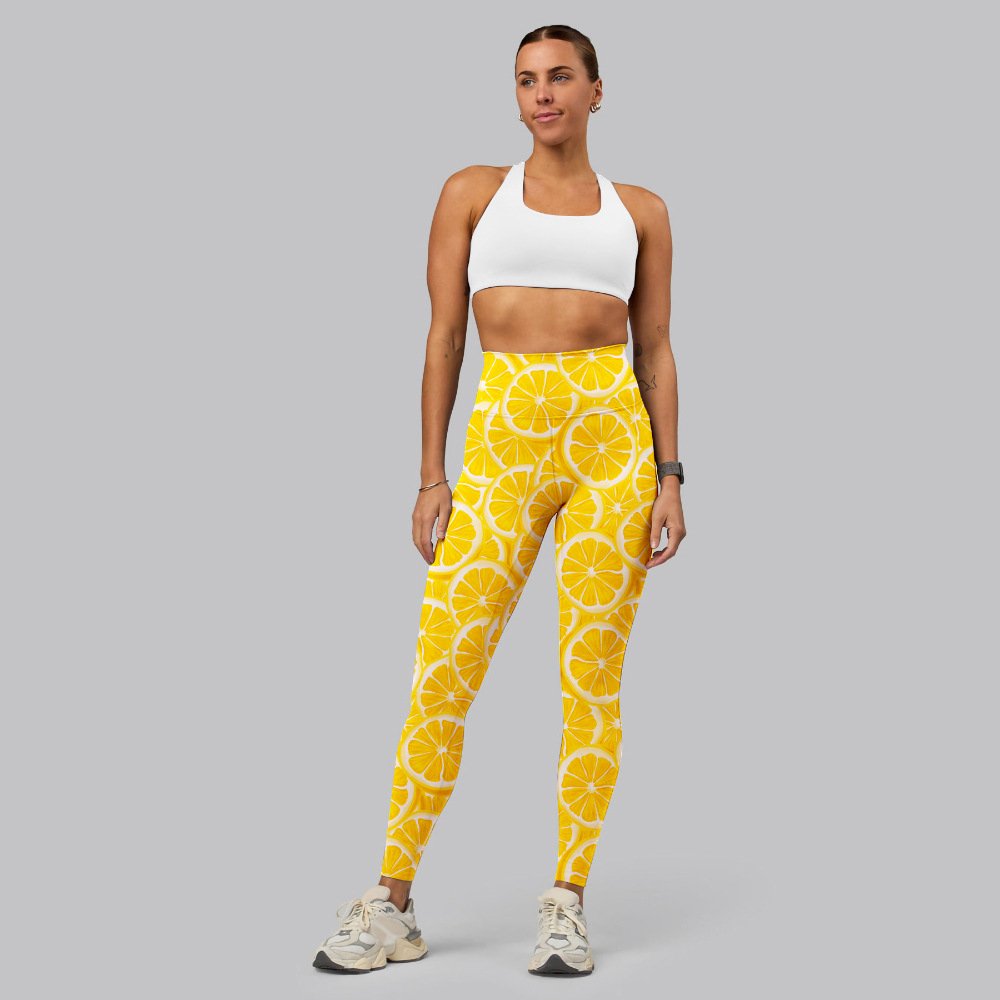 Womens Training Sports 80%Polyester 20%Spandex Leggings KJ0703 print logo 7