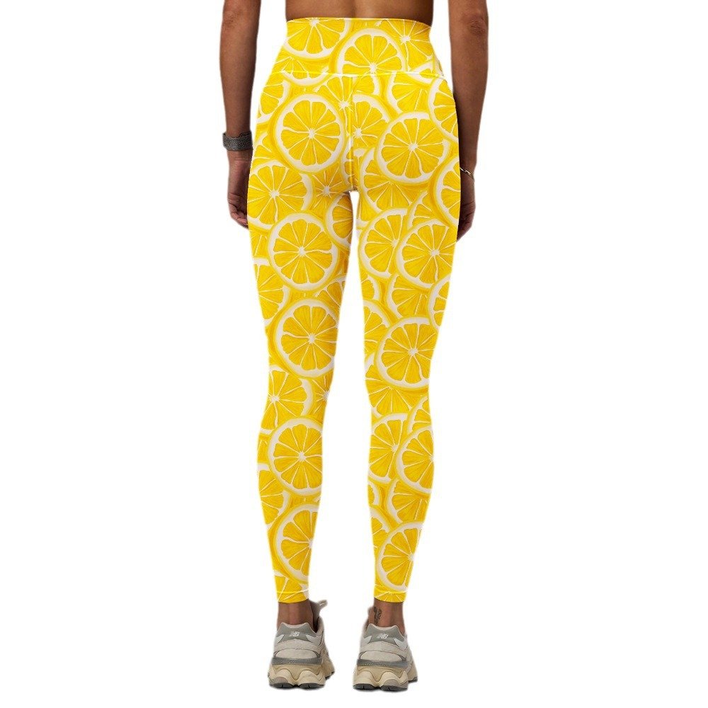 Womens Training Sports 80%Polyester 20%Spandex Leggings KJ0703 print logo 8