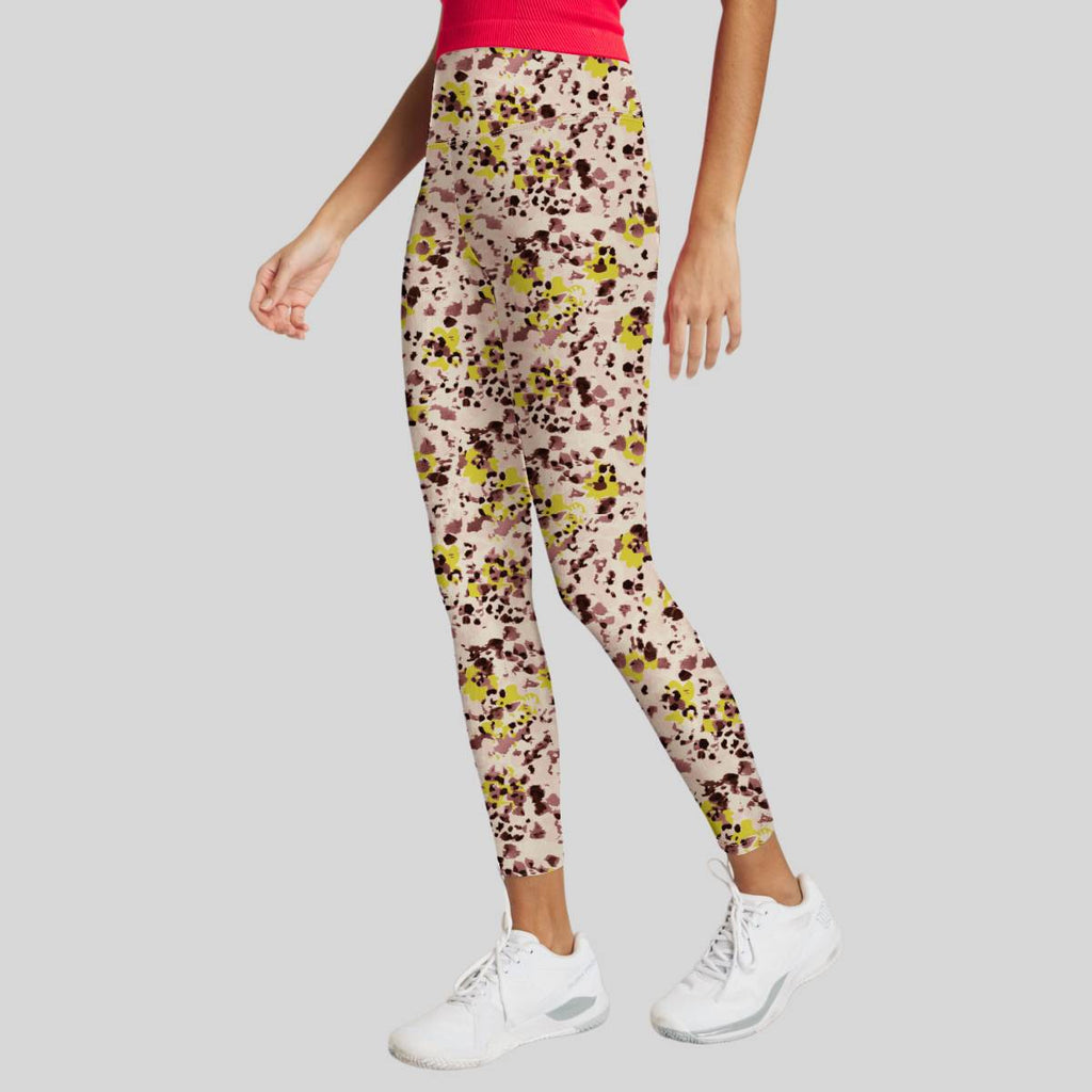 Womens Training Workout 90%Polyester 10%Spandex Leggings KJ0705 print logo 2