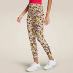 Womens Training Workout 90%Polyester 10%Spandex Leggings KJ0705 print logo 4