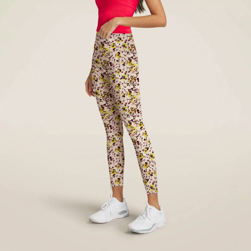 Womens Training Workout 90%Polyester 10%Spandex Leggings KJ0705 print logo 6