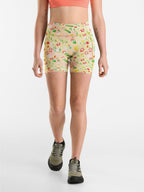Womens Activewear Yoga 90%Polyester 10%Spandex Shorts KJ5011 print logo 11