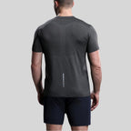 Mens Sports Fitness 88%polyester 12%spandex  T-shirt L-323132
