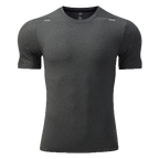 Mens Sports Fitness 88%polyester 12%spandex  T-shirt L-323132