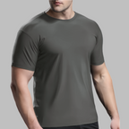 Mens Gym Training 88%nylon 12%spandex T-shirts L-323159