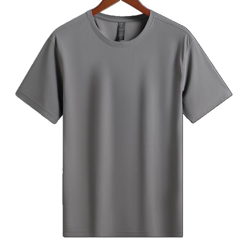 Mens Gym Training 88%nylon 12%spandex T-shirts L-323159 - Honfitwear