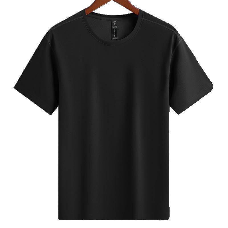 Mens Gym Training 88%nylon 12%spandex T-shirts L-323159 - Honfitwear