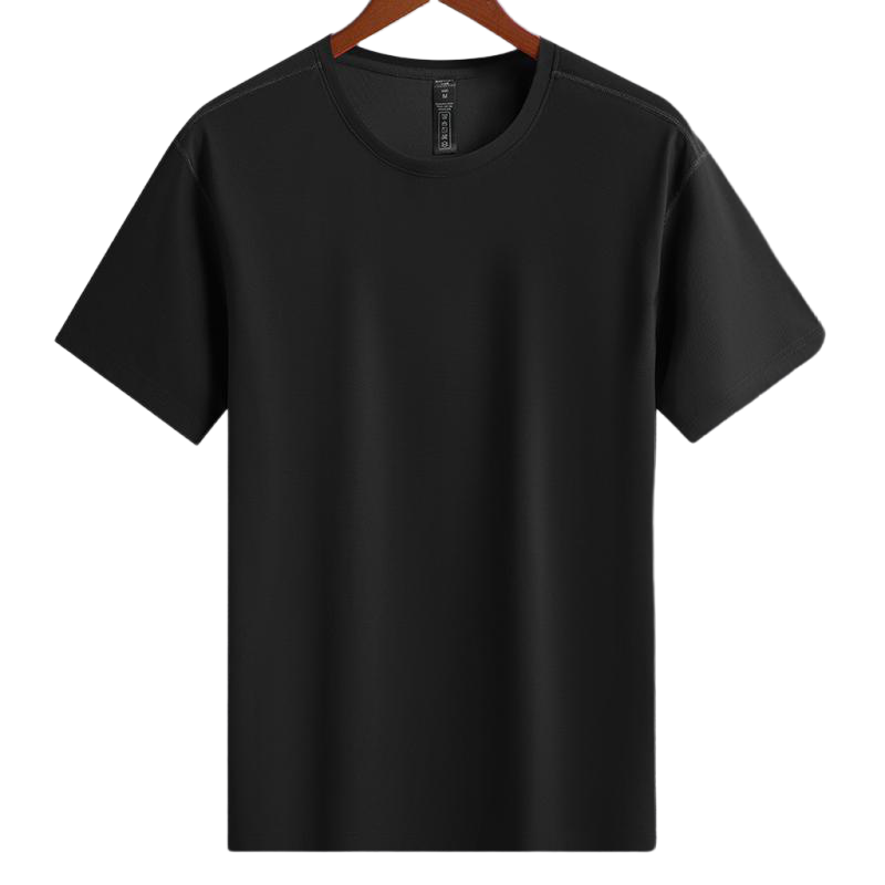 Mens Gym Training 88%nylon 12%spandex T-shirts L-323159