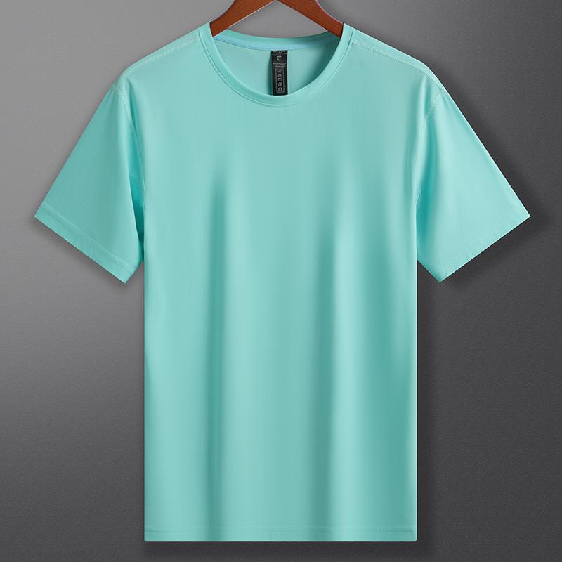 Mens Gym Training 88%nylon 12%spandex T-shirts L-323159