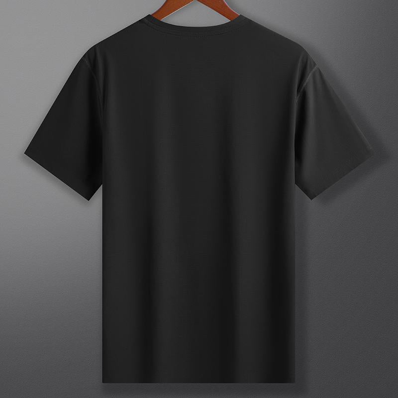 Mens Gym Training 88%nylon 12%spandex T-shirts L-323159