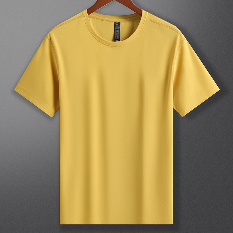 Mens Gym Training 88%nylon 12%spandex T-shirts L-323159