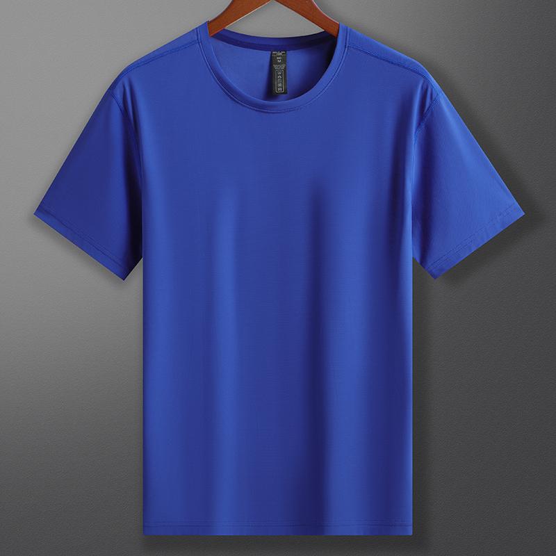 Mens Gym Training 88%nylon 12%spandex T-shirts L-323159
