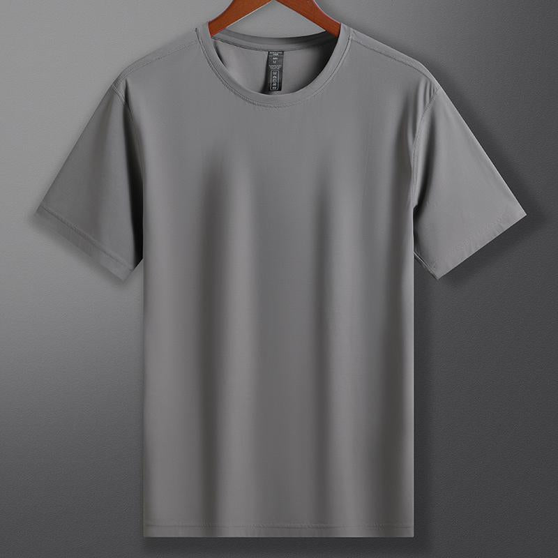 Mens Gym Training 88%nylon 12%spandex T-shirts L-323159