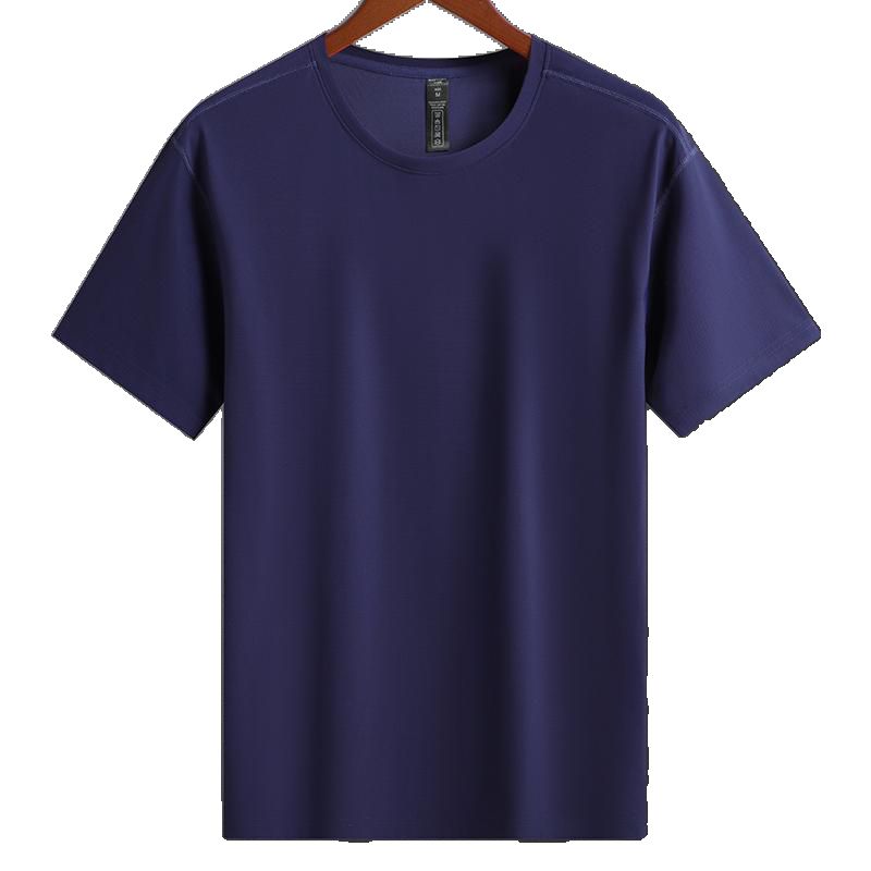 Mens Gym Training 88%nylon 12%spandex T-shirts L-323159 - Honfitwear