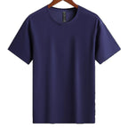 Mens Gym Training 88%nylon 12%spandex T-shirts L-323159 - Honfitwear