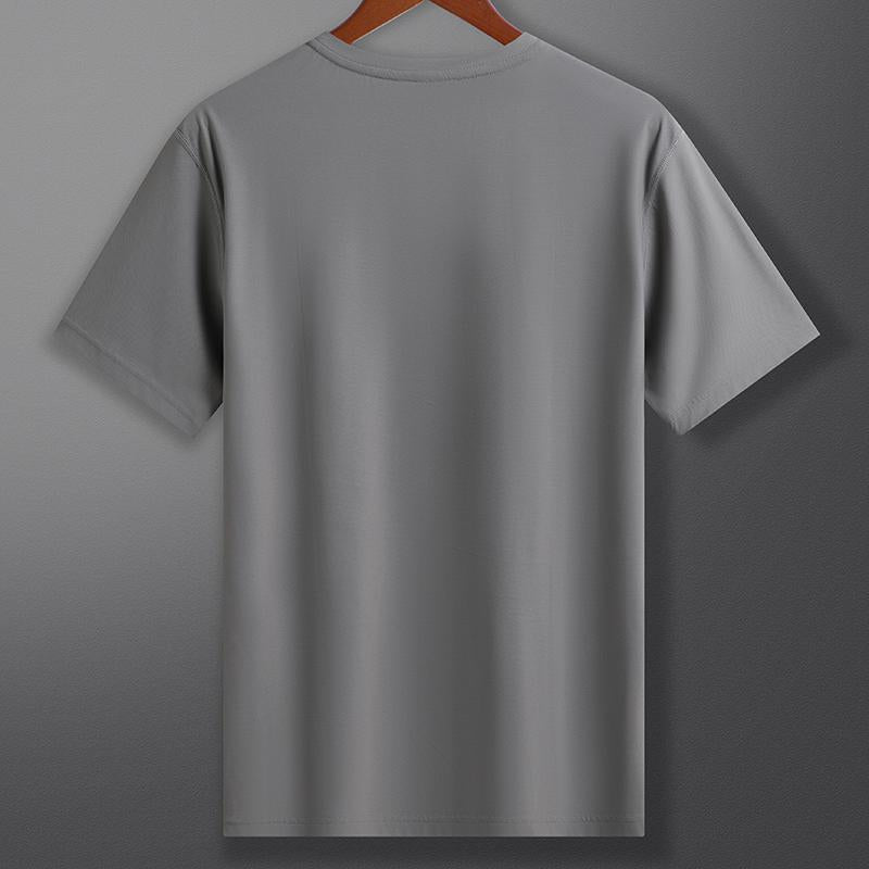 Mens Gym Training 88%nylon 12%spandex T-shirts L-323159