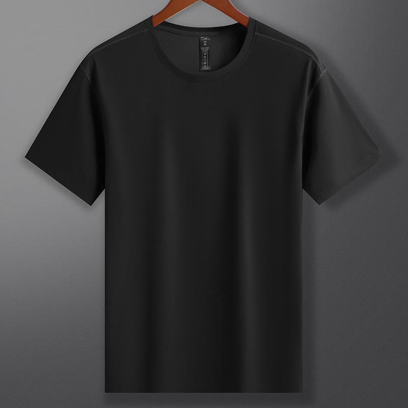 Mens Gym Training 88%nylon 12%spandex T-shirts L-323159