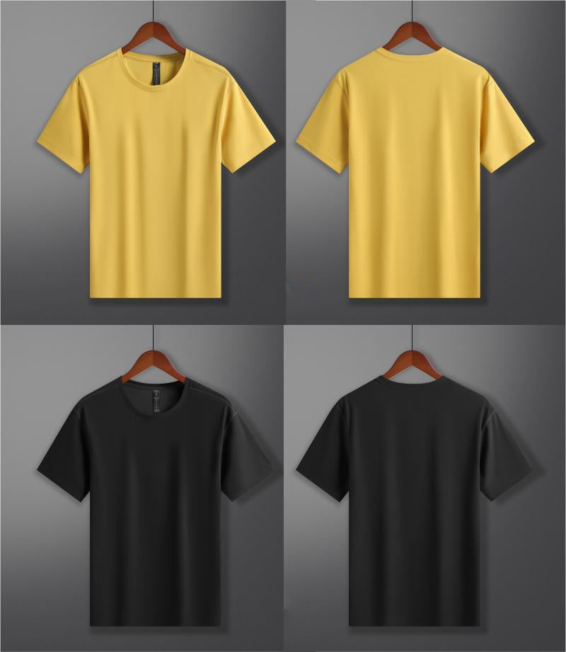 Mens Gym Training 88%nylon 12%spandex T-shirts L-323159