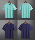 Mens Gym Training 88%nylon 12%spandex T-shirts L-323159