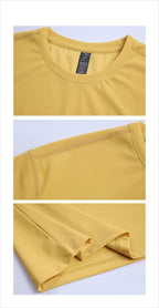 Mens Gym Training 88%nylon 12%spandex T-shirts L-323159