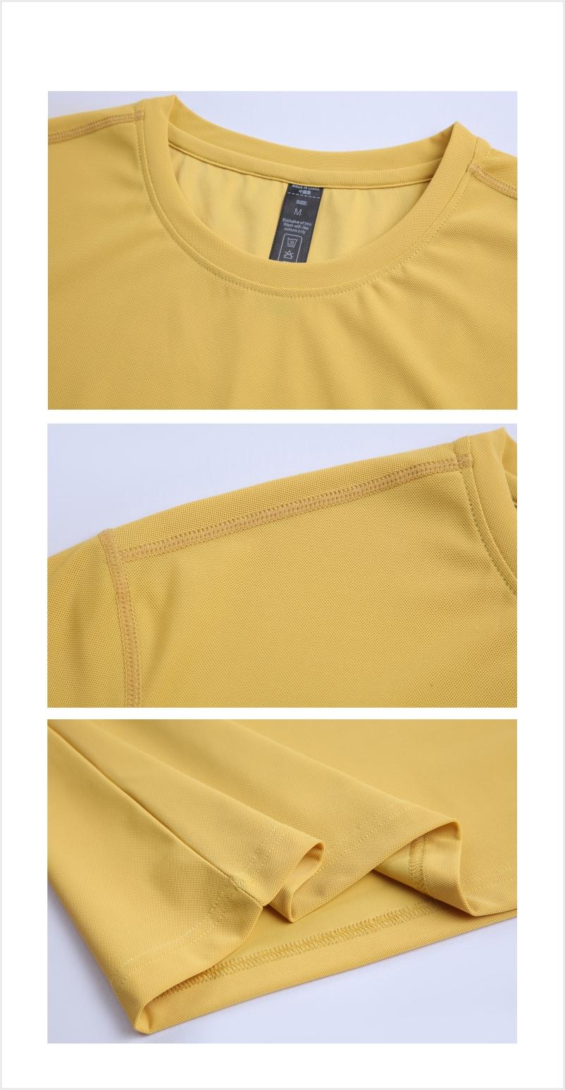 Mens Gym Training 88%nylon 12%spandex T-shirts L-323159