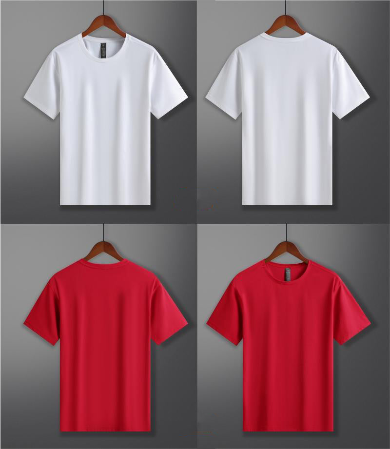 Mens Gym Training 88%nylon 12%spandex T-shirts L-323159
