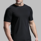 Mens Gym Training 88%nylon 12%spandex T-shirts L-323159