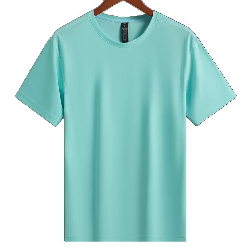 Mens Gym Training 88%nylon 12%spandex T-shirts L-323159 - Honfitwear