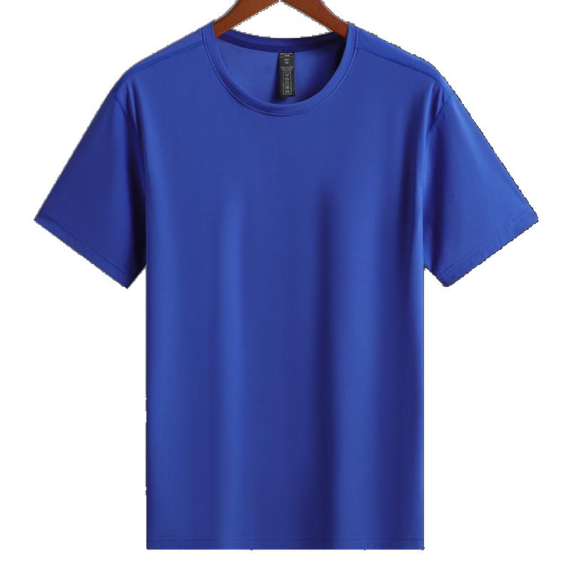 Mens Gym Training 88%nylon 12%spandex T-shirts L-323159 - Honfitwear