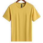 Mens Gym Training 88%nylon 12%spandex T-shirts L-323159 - Honfitwear