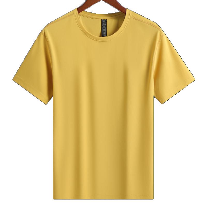 Mens Gym Training 88%nylon 12%spandex T-shirts L-323159 - Honfitwear